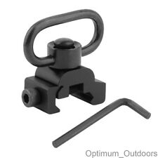 Quick Detach Sling Mount Swivel QD Adapter for 20mm Weaver Rails Rifle Gun Rail