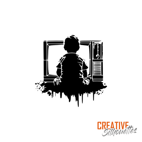 Boy stencil multiple - tv, sizes