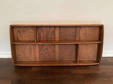 Ercol Hanging Plate Rack/ Wall Shelf / Shelves Model 386 in Elm original sticker