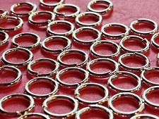 Silver Tone Metal Jump Rings -