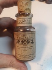 Ammonol Bottle Old Medicine