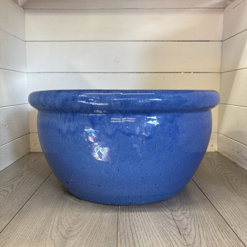 Large glazed terracotta pot - x-large,