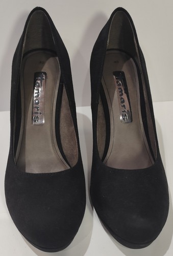 Tamaris black suedette - black,