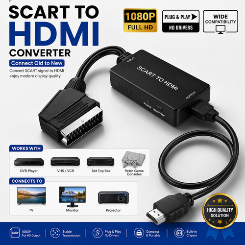 Scart hdmi converter audio - converter,