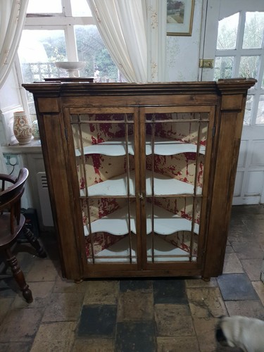 Georgian pine corner display - corner,