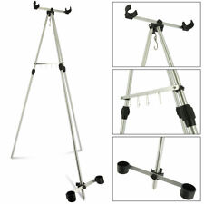 SEA FISHING TRIPOD BEACH ROD STAND FOR 2 SEA FISHING TACKLE RODS AND REELS 6ft