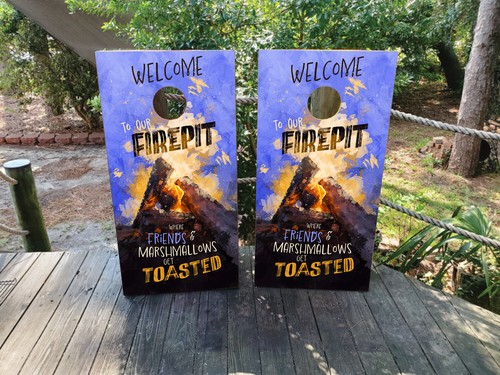Fadeproof cornhole board - cornhole, wraps