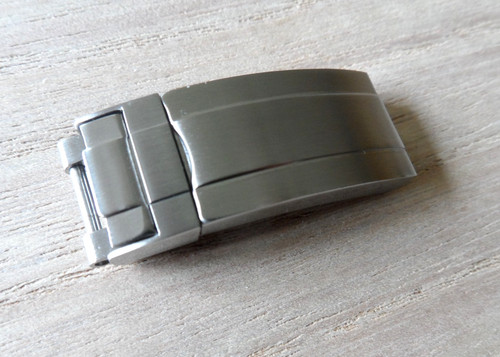 Brushed steel 16mm folding - 16mm,