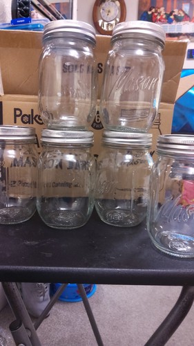 Box mason jars - 6, jars,