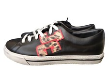 Just Cavalli trainers/plimsolls - Leather upper, Vintage look, logo, bit small