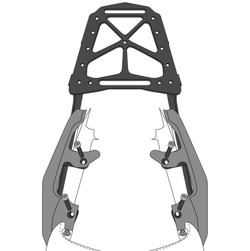 Honda nc750s rear rack - honda,