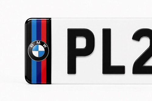 Bmw number plate badges - plate,