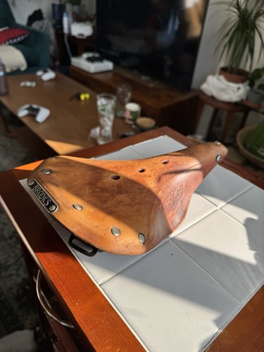 Brooks b17 leather saddle - leather,