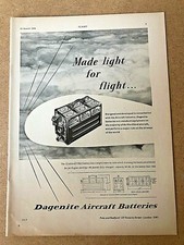1954 Aircraft Advert DAGENITE
