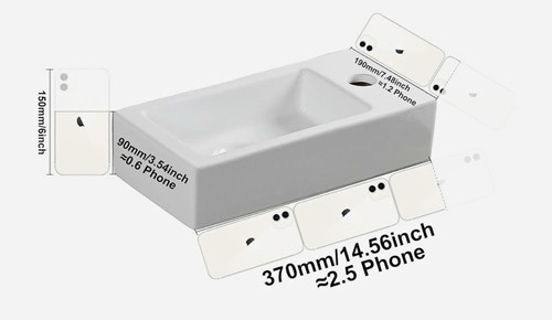 Xifiry wall hung ceramic - wall,