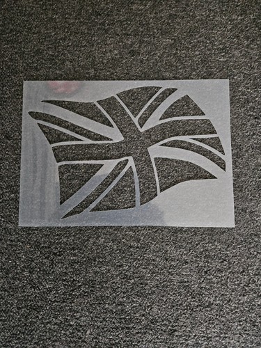 Flag stencils choose design - flag, stencils,