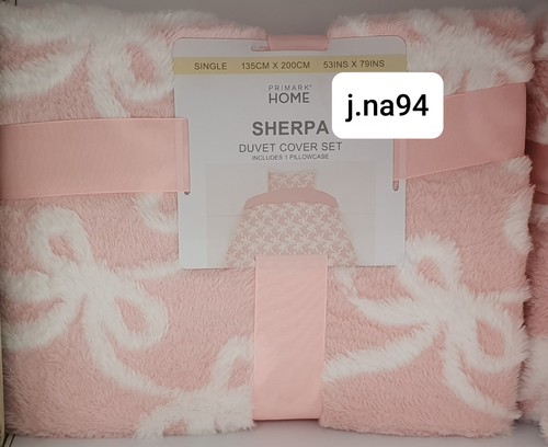 Single size primark sherpa - single,
