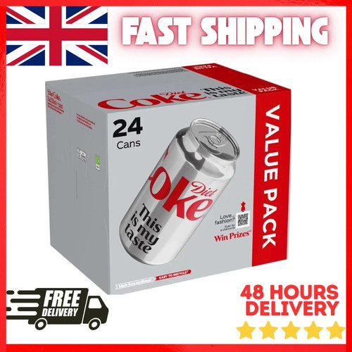 Diet coke can cola box - coke, cola,