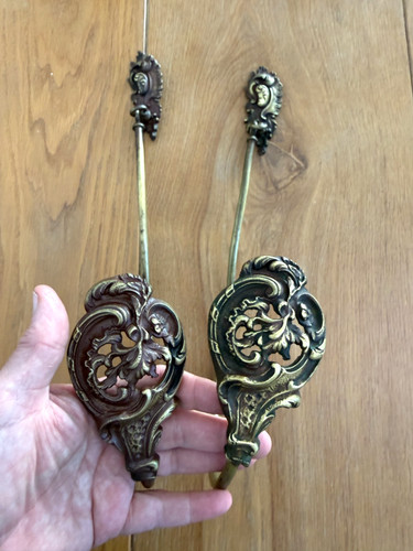 Large antique pair curtain - large,