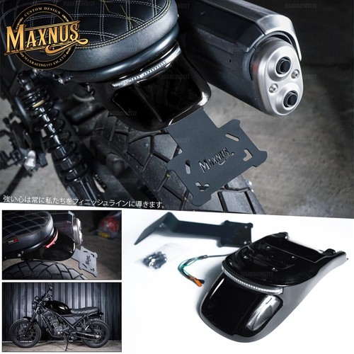 Black rear fender fairing - black,