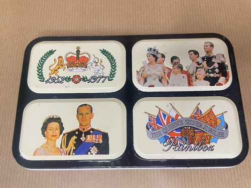 Queens silver jubilee tin - queens,