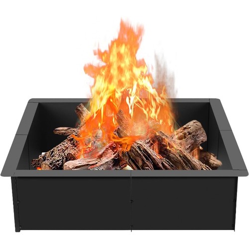 32inch square metal fire pit - metal,