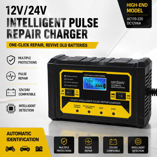 Car battery charger 12v 24v - charger,