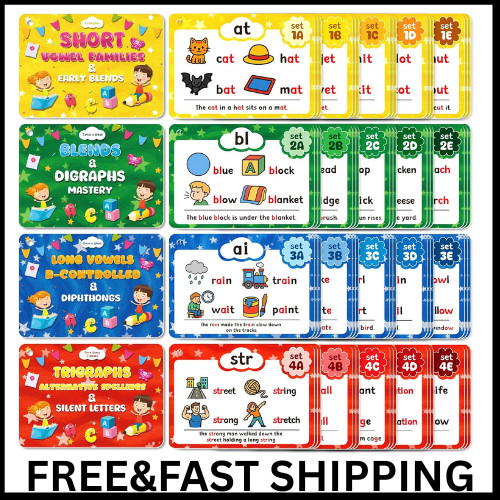 Phonics flash cards sight - phonics,