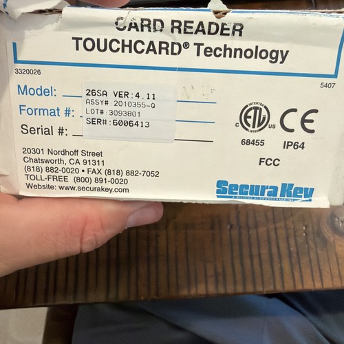 Securakey entracomp 26sa touch - securakey,