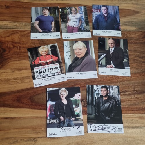 Eastenders hand signed - eastenders,