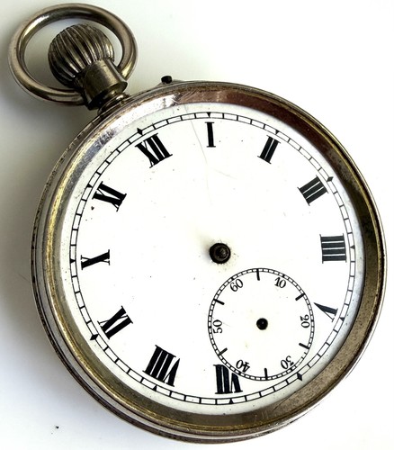 Pocket watch silver antique - pocket,