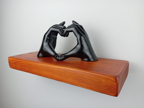 Teak floating solid - teak, wood