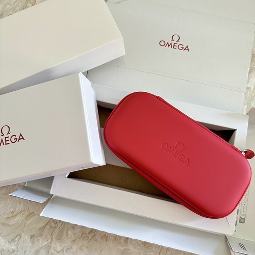 Genuine omega red watch box - omega,