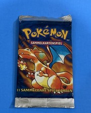 Pokemon 1st Edition Base Set Booster Pack SEALED Charizard Artwork German