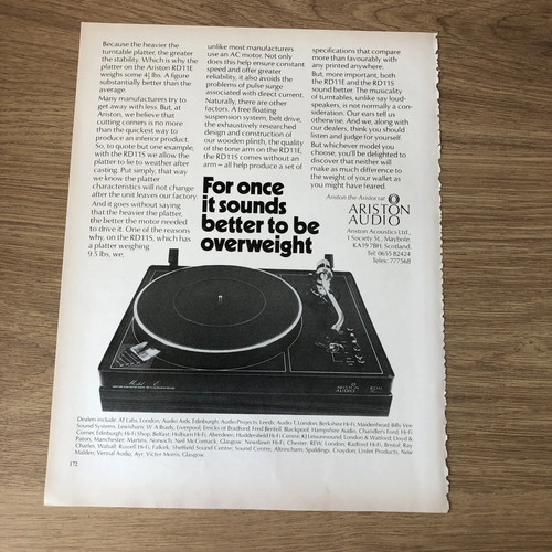 Hifis09 magazine advert 11x8 - advert,