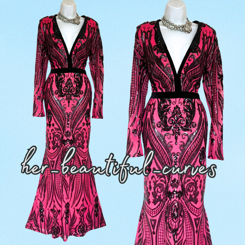 Goddiva sequins maxi floor - goddiva,