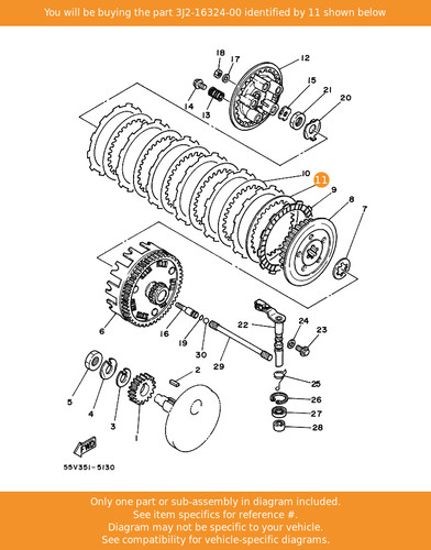 Yamaha plate clutch 1 - clutch,