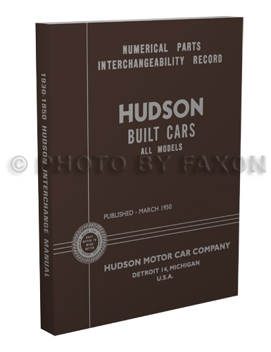 Hudson parts interchange - hudson,