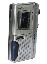 Sanyo Dictaphone Talk-book VAS Microcassette Recorder TRC-590M - Fully Tested 