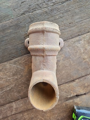 Vintage cast iron downpipe - vintage,