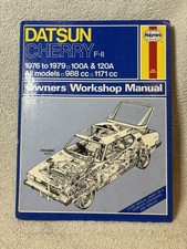 Datsun Cherry F-10 F-II 76-79 100A 120A Saloon Coupe Estate Haynes Manual No.368