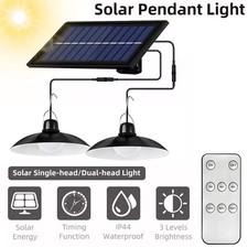 Solar Panel Powered LED 2 Head