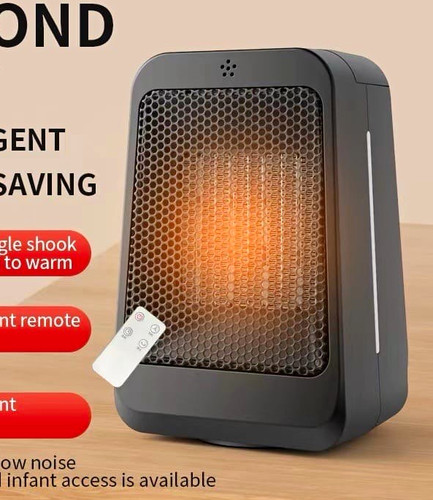 Portable forced air fan heater - air,