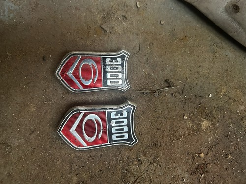 Mk1 capri wing badges 3ltr - 3ltr, v6