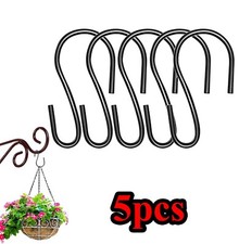 5pcs Black Stainless Steel S