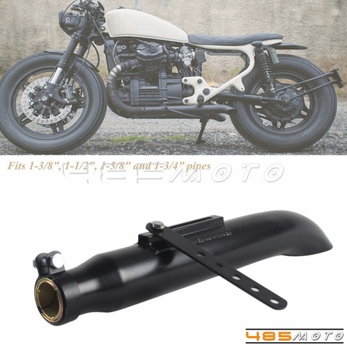 Black motorcycle exhaust - motorcycle,