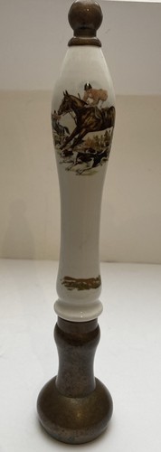 Fox hunting ceramic beer - fox,