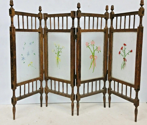Vintage chinese four panel - chinese, four-panel