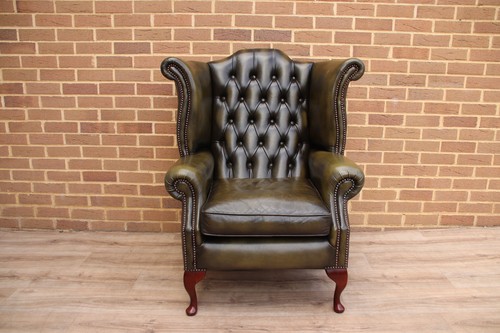 Chesterfield wingback leather - wingback,