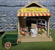 Sylvanian  Families Blossom May Village Florest inc Accessories Cart & Figure 